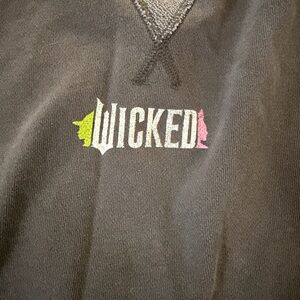 aerie Black 'Wicked' Logo Pullover Sweatshirt and Sweatpants SET— Oversized